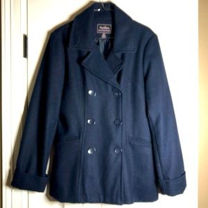 Ladies Steve and Barry’s Navy Pea Coat